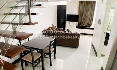 For Rent: 1 Bedroom Loft in The Bellagio Towers, BGC, Taguig | TBT3048