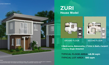 Preselling 2-bedroom single house and lot for sale in Velmiro Heights Consolacion Cebu