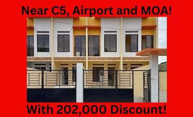 Townhouse in Las Pinas near Airport, Mall of Asia, c5 extension and Vista Global South Last 2 units left