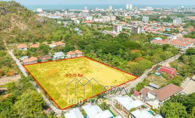 Huahin Land for sale, location Huahin town Soi 88, Land area 13,103.6 sqm (6 Rai-2 Ngan-75.9 sqwah), price 10,000 Baht per sqm.