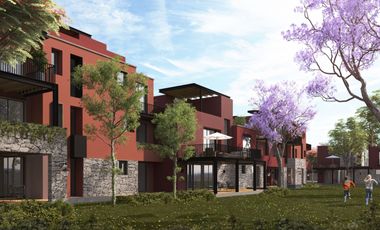 Remate de departamento de 4 Rec y jardín privado, Punta del Cielo, San Miguel de Allende