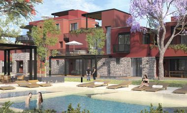 Remate de departamento de 4 Rec y jardín privado, Punta del Cielo, San Miguel de Allende