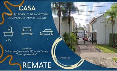 EXCELENTE OPORTUNIDAD CASA EN REMATE BANCARIO EN GUADALAJARA JALISCO/MCRC