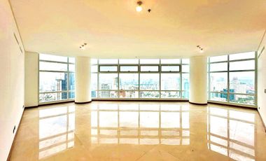 Two Roxas Triangle 3 Bedroom semi furnished high floor Makati City