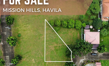 474 sqm - Residential Lot For Sale in Mission Hills Havila