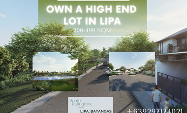 Lot for Sale-Don't Miss Out on the Opportunity to Invest in South Palmgrove, Lipa Batangas (B8 L12)