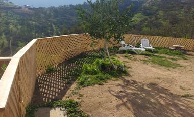 SE VENDE PARCELA CON CASA HERMOSA VISTA