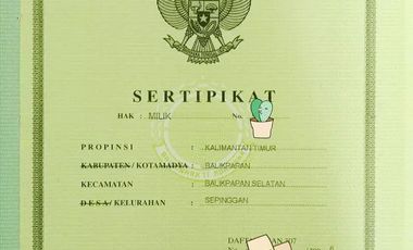Rumah Dijual di Balikpapan Dekat Bandara Sepinggan, IKN