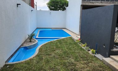 Casa en venta con alberca en Ahuatepec, Cuernavaca Morelos