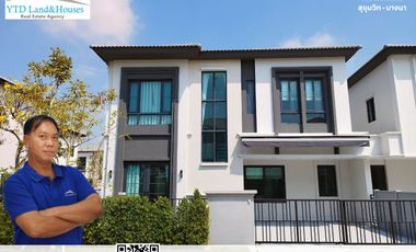 For sale/rent , 2-story semi-detached house, in the Grand Pleno Sukhumvit-Bangna.