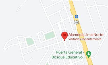SE VENDE!! TERRENO DE 112 M2 EN ALAMEDA DE LIMA NORTE