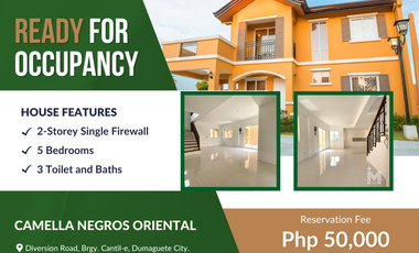 RFO UNIT - FREYA WITH 5 BEDROOMS IN DUMAGUETE CITY