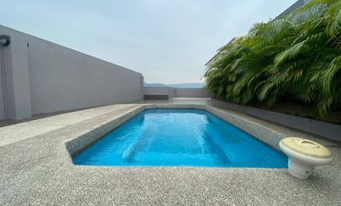 Lomas de Urdesa, Alquilo hermoso departamento 3 dormitorios en Cond. con Piscina