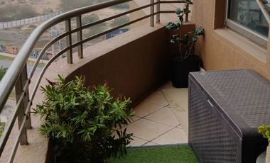 Arriendo dpto en Av Edmundo Eluchans Concon:                                        3 dormitorios                                     2 baños                                      Cocina independiente                    2 terrazas al aire libre, una grande con hermosa vista panorámica                                        2 estacionamientos techados