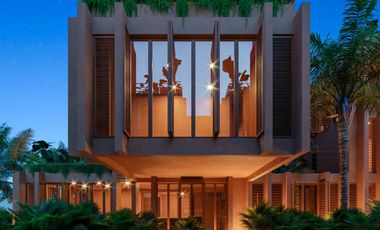 Espectacular villas con penthouse privado frente al mar