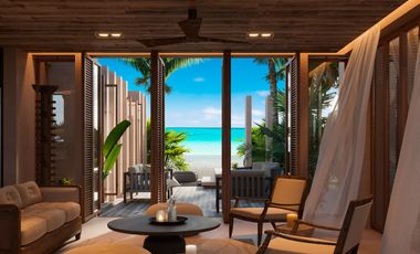 Espectacular villas con penthouse privado frente al mar