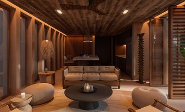 Espectacular villas con penthouse privado frente al mar