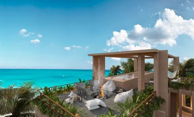 Espectacular villas con penthouse privado frente al mar