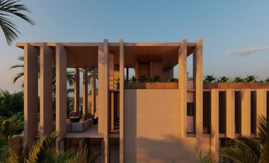 Espectacular villas con penthouse privado frente al mar