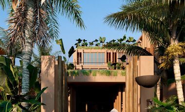 Espectacular villas con penthouse privado frente al mar