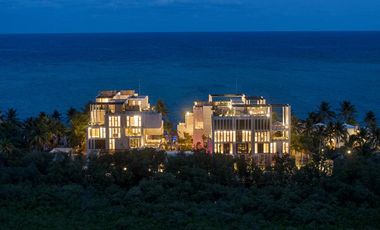 Espectacular villas con penthouse privado frente al mar