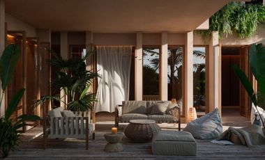 Espectacular villas con penthouse privado frente al mar