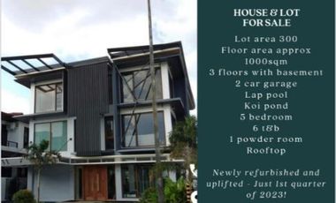 NEWLY REFURBISHED MODERN HOUSE FOR SALE IN PALMS POINTE, ALABANG