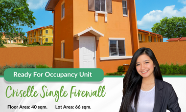 2-BR CRISELLE READY FOR OCCUPANCY UNIT IN BACOLOD CITY