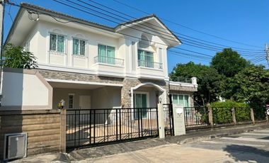 Detached house for sale, Passorn Bangna (Passorn 25), corner plot near the expressway, next to Market Village Suvarnabhumi
