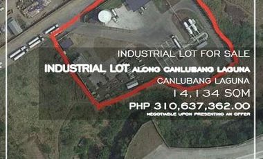 Industrial Lot for Sale along Canlubang Laguna