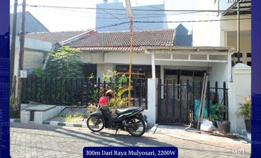 Rumah Mulyosari Tengah Surabaya Timur dekat Pakuwon City Laguna Sutorejo Lebak