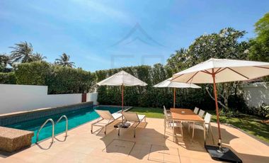Brand new beachfront villa for rent available from April.