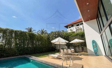 Brand new beachfront villa for rent available from April.