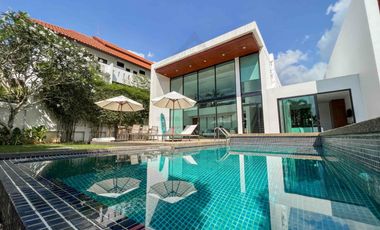 Brand new beachfront villa for rent available from April.