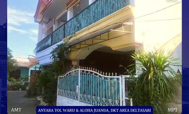 Rumah Jenderal S Parman Waru Sidoarjo dkt Deltasari Aloha Waru Juanda