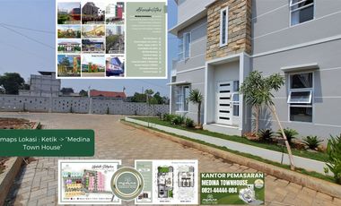 Rumah Dijual 2 lantai Compact House Mewah Modern Dengan Design Terbaru Split Level Dekat Stasiun Depok Baru Dekat Stasiun Depok Lama Cluster Medina To