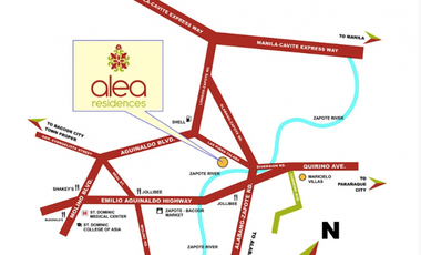 ALEA RESIDENCES 2br condo in Zapote Las Pinas Coastal near OKADA Airport MOA Makati