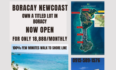 lot for sale in boracay develop by megaworld for invesment