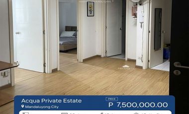 Mandaluyong City, 2 Bedroom Condo for Sale along Acqua Private Residences