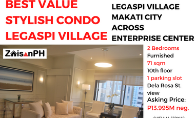For Sale: Best Value Stylish Condo Lagaspi Village