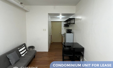 For Rent Fully Furnished Studio Unit (w/ Balcony) Shine Residences, Meralco Ave. Pasig