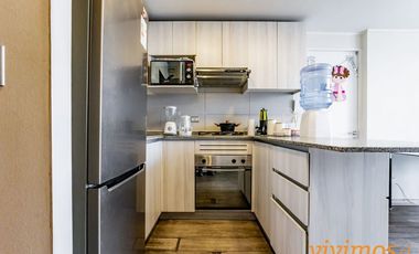 2 Dormitorios + 2 Baños en Independencia, Metro Cal y Canto.
