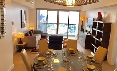 Interior designed and fully furnished 3 bedroom for sale and rent at One Shanrila Place Near Capitol Commons, Estancia, Unimart,Shangrila Mall, Megamall and Podium