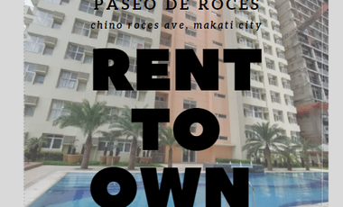 One bedroom for sale ready for occupancy condo in makati condominium in makati rent to own