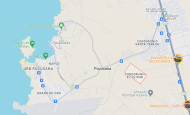 Terreno En Exclusivo Condominio De Pucusana