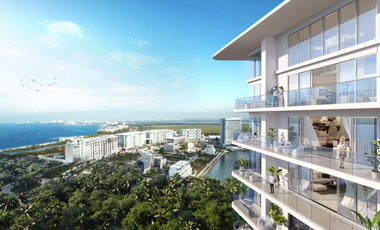 Nuevo Departamento lujoso de 2 habitaciones vista al mar en Puerto Cancún
