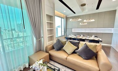 ♦ Mini Penthouse ♦ 35+ Floor 138 sq.m. 3 Beds | Condo Near MRT Phetchaburi 50 m., Sirat Expressway 720 m., Srinakharinwirot Univ. 1 km., Central Rama 9 1.2 km.