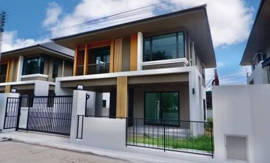 New house for sale, Ban Pluem Suk Village, Bang Saen, Khao Lam Road, Chonburi.
