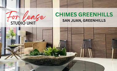 Studio Unit Condo for rent in Chimes Greenhills, Bagong Lipunan Ng Crame, Metro Manila near MRT-3 Santolan