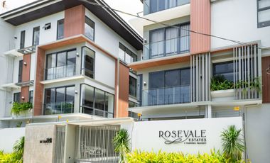 LIVE IN LUXURY: 4-Storey Townhouse in Rosevale Estates! 🏡 Unit E | 3 Car Garage | Multi-level Living at its Finest | Fully Airconditioned | Premium Am